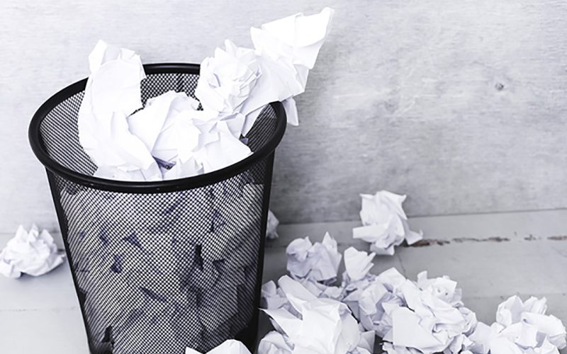 descartar papel